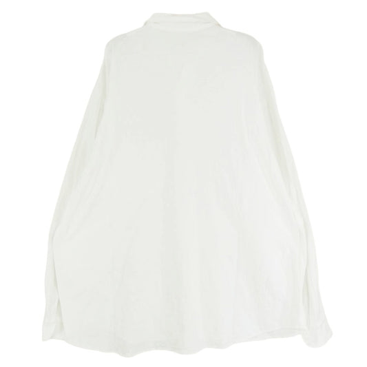 COMOLI コモリ 25SS B01-05040 ジャージ コモリシャツ 長袖シャツ ホワイト ホワイト系 2【中古】