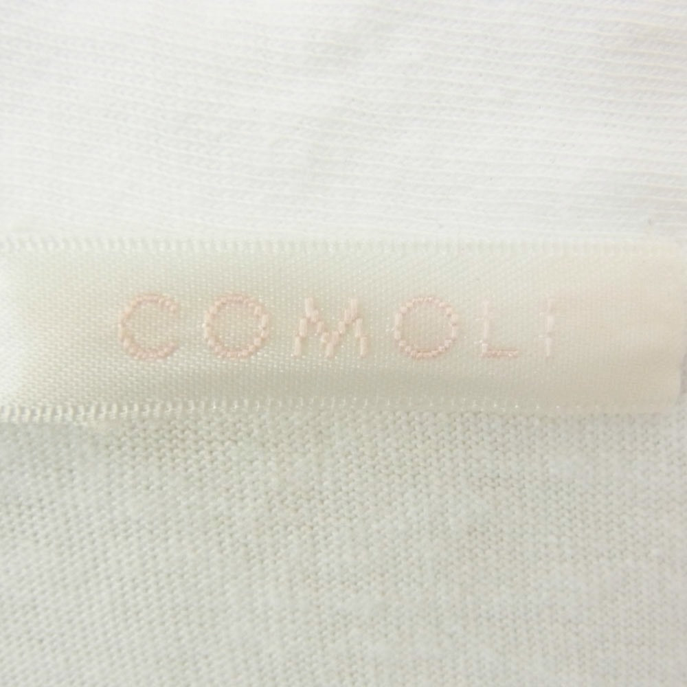 COMOLI コモリ 25SS B01-05040 ジャージ コモリシャツ 長袖シャツ ホワイト ホワイト系 2【中古】