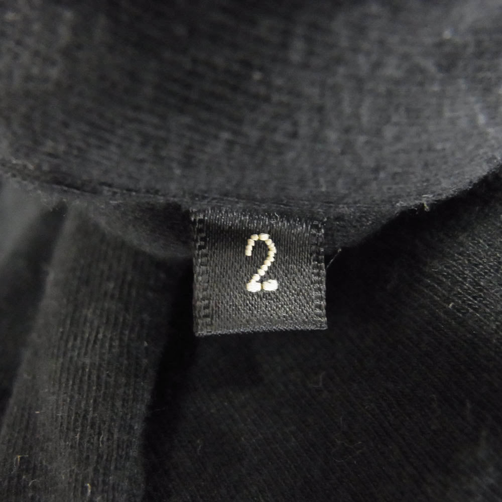 COMOLI コモリ 25SS B01-05040 ジャージ コモリシャツ 長袖シャツ ブラック ダークネイビー系 2【中古】