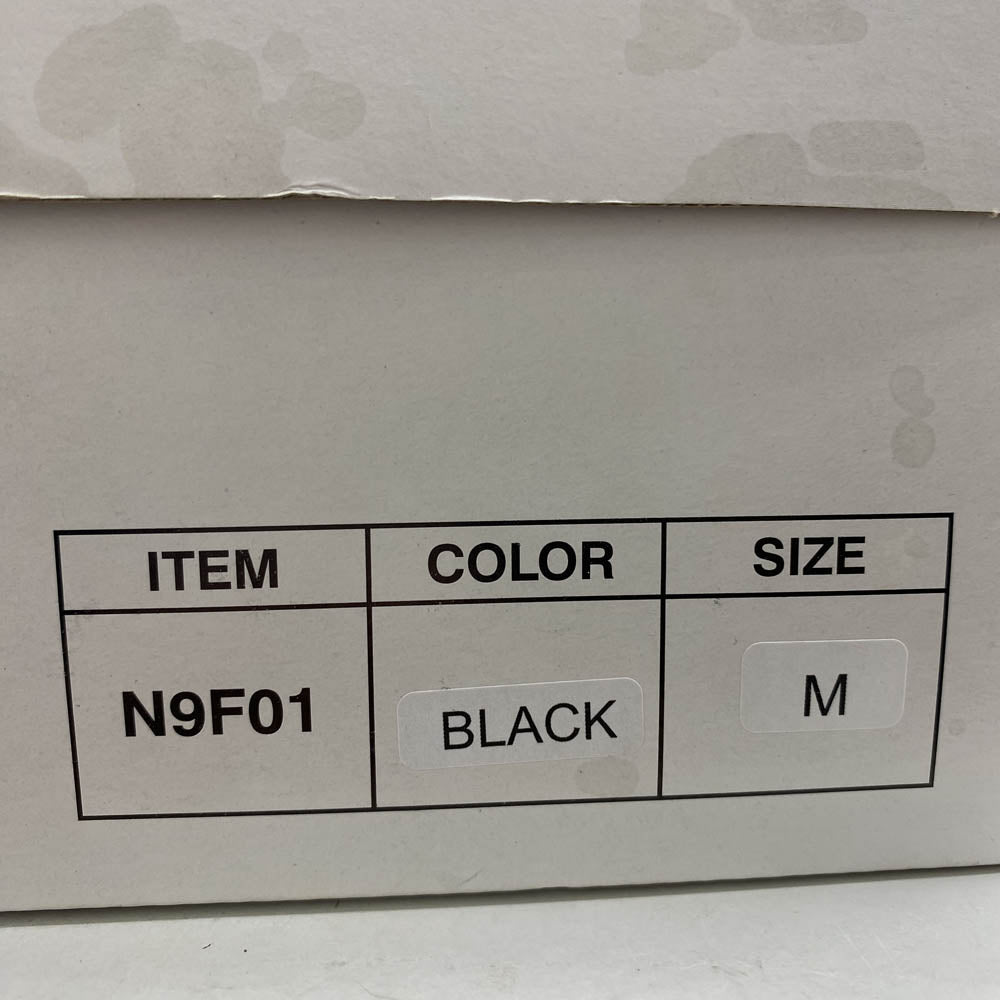 UNDERCOVER アンダーカバー 14AW N9F01 25周年 復刻 TOE LOGO LEATHER SNEAKERS トゥロゴ ローカット レザー スニーカー ブラック系 M【中古】