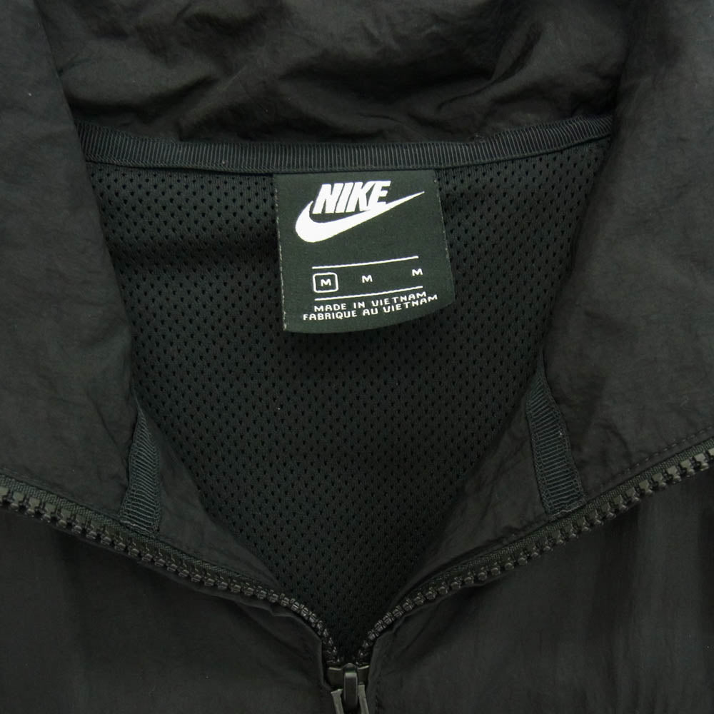 NIKE ナイキ AR3133-010 HBR STMT WOVEN JACKET ビッグスウッシュ ウーブンジャケット ナイロンジャケット ブラック系 M【中古】