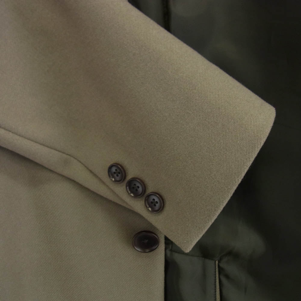 SHIPS シップス ULTRA FINE MERINO WOOL ウルトラファインメリノ ウール チェスター コート チャコール系 M【中古】