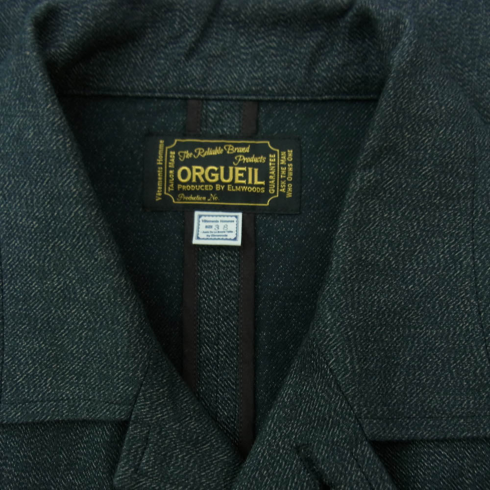 ORGUEIL オルゲイユ OR-4012 Sack Jacket サック ジャケット ダークグレー系 38【中古】