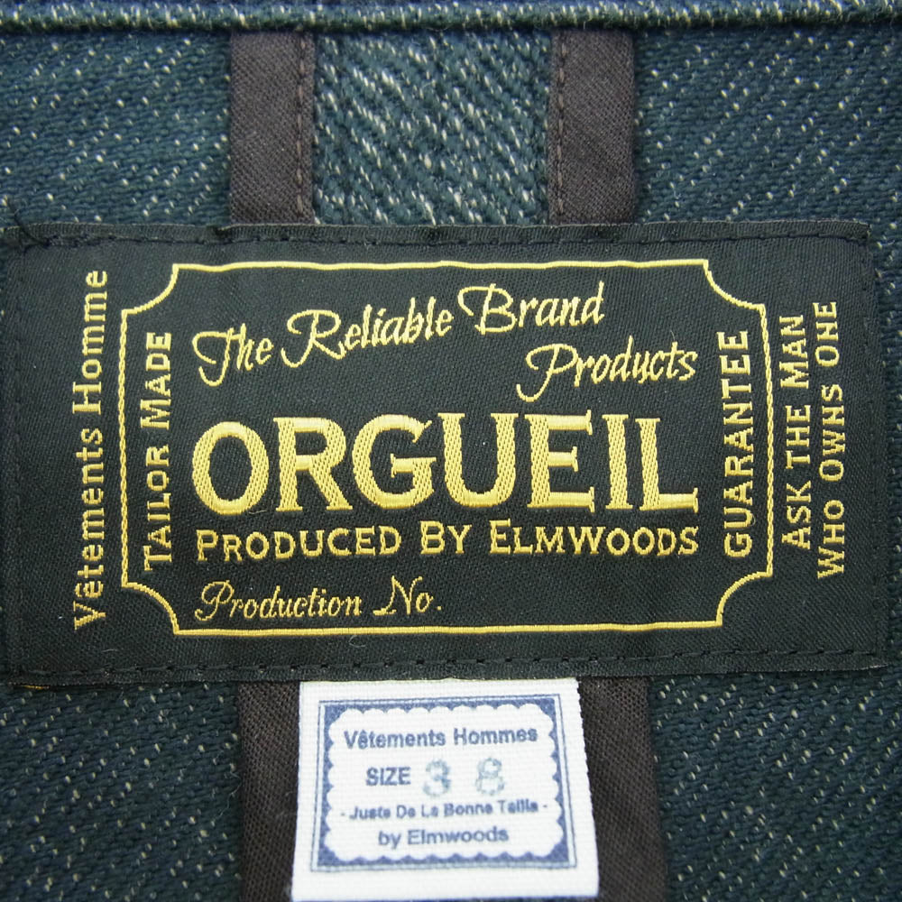 ORGUEIL オルゲイユ OR-4012 Sack Jacket サック ジャケット ダークグレー系 38【中古】