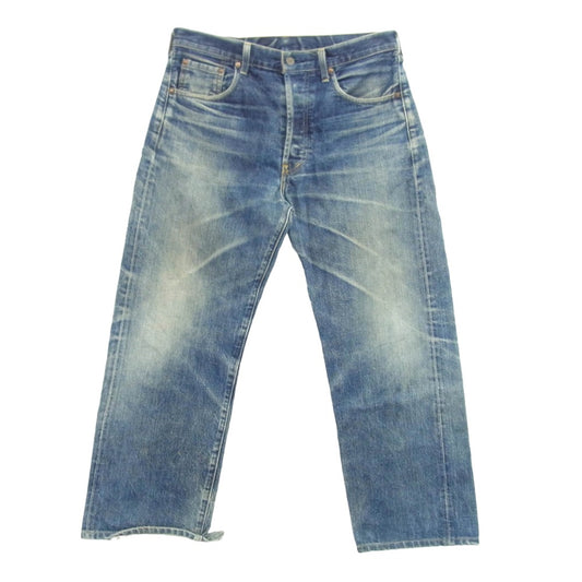 Levi's リーバイス 503BXX 復刻 裏刻印 J22 赤耳 BIG E デニム パンツ W34 インディゴブルー系 34【中古】