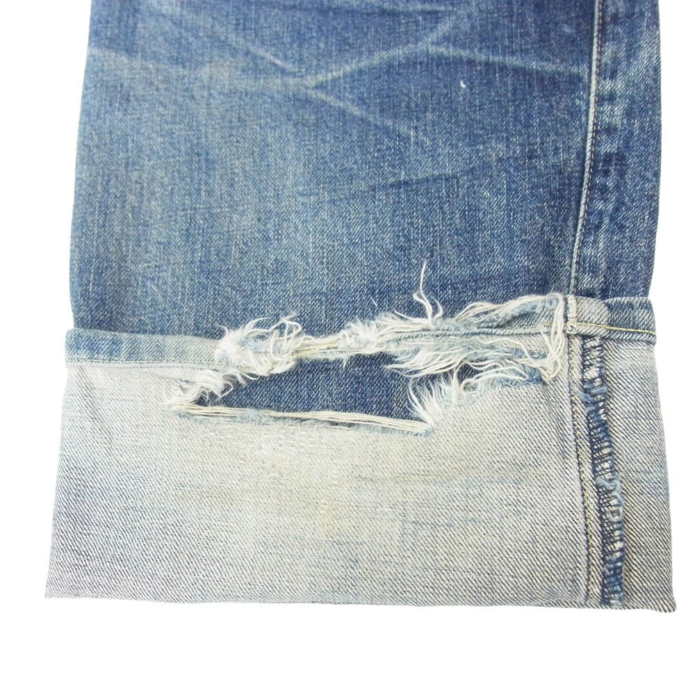 Levi's リーバイス 503BXX 復刻 裏刻印 J22 赤耳 BIG E デニム パンツ W34 インディゴブルー系 34【中古】