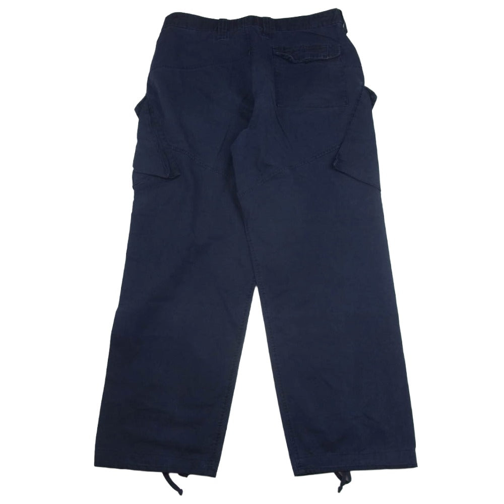 ヴィンテージ イギリス軍 90's コンバット トラウザー カーゴ パンツ ネイビー系【中古】
