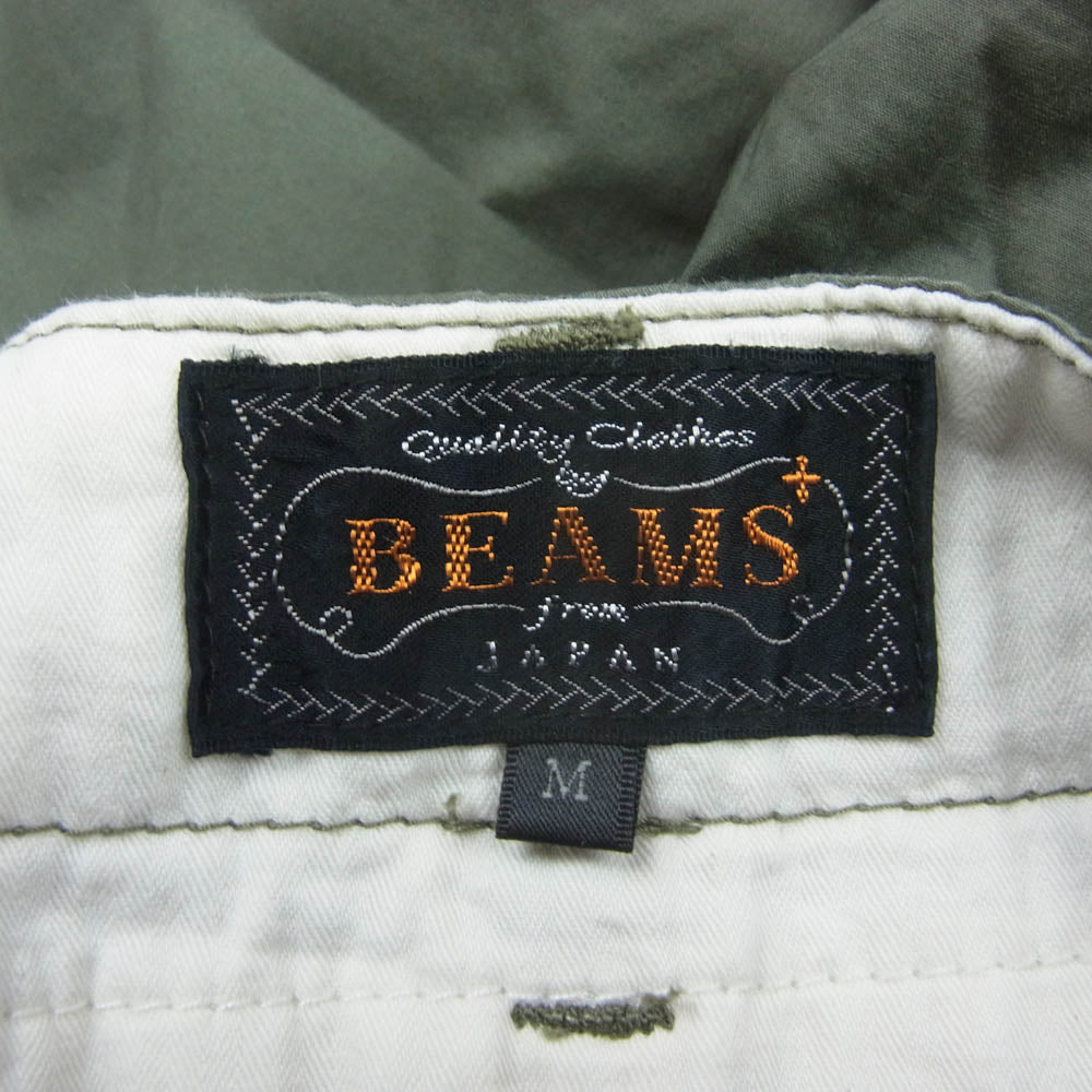 BEAMS ビームス 11-24-0790-578 プラス ミリタリー カーゴパンツ カーキ系 M【中古】