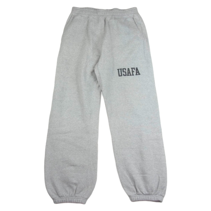 Buzz Rickson's バズリクソンズ BR48889 BEAMAS ビームス別注 USAFA プリント スウェットパンツ グレー系 L【中古】