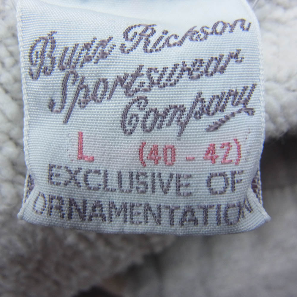 Buzz Rickson's バズリクソンズ BR48889 BEAMAS ビームス別注 USAFA プリント スウェットパンツ グレー系 L【中古】