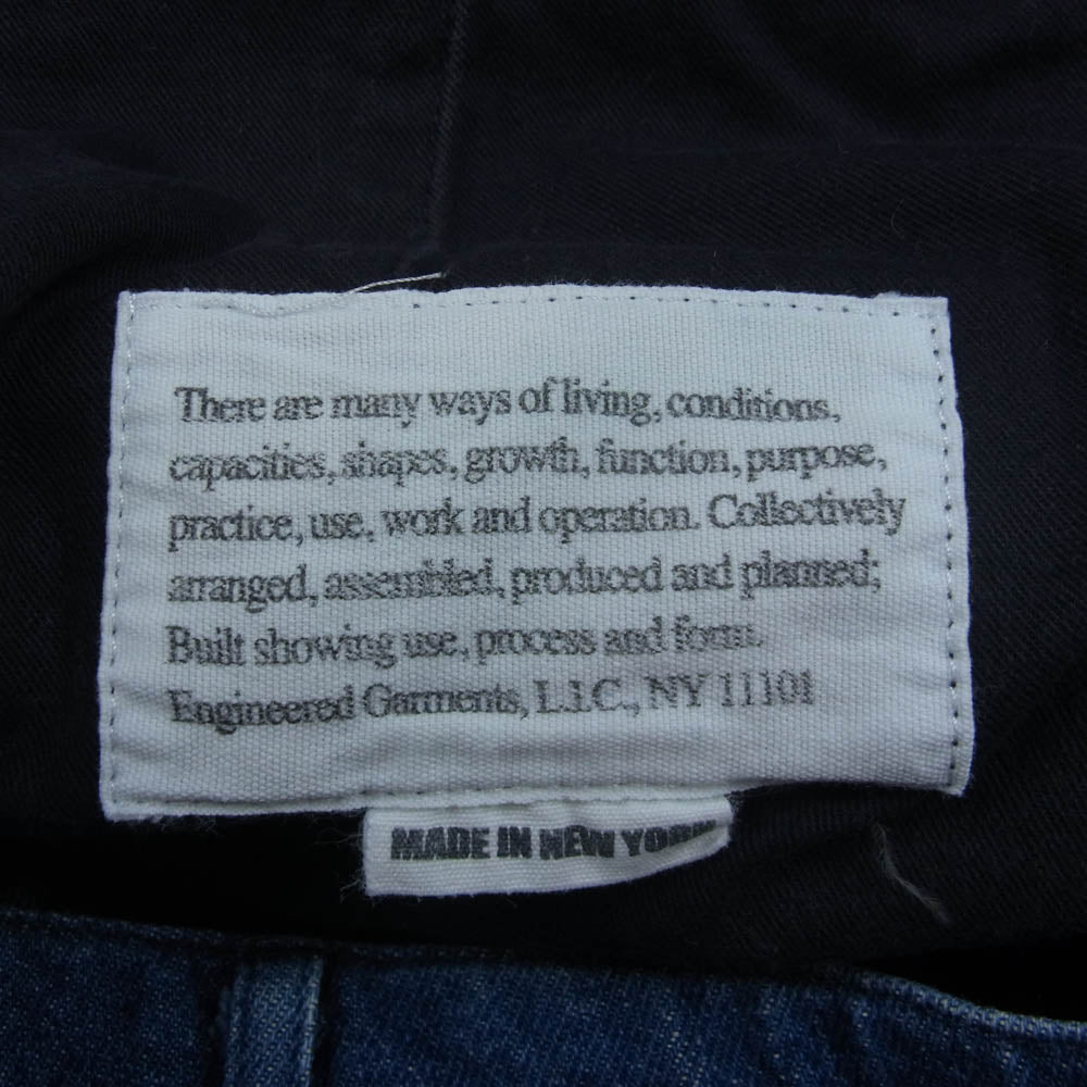 Engineered Garments エンジニアードガーメンツ デニム デッキ カーゴパンツ インディゴブルー系 M【中古】