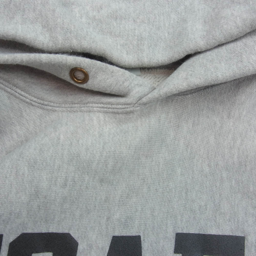 Buzz Rickson's バズリクソンズ BR68888 BEAMAS ビームス別注 USAFA プリント プルオーバー スウェット パーカー フーディー グレー系 L【中古】