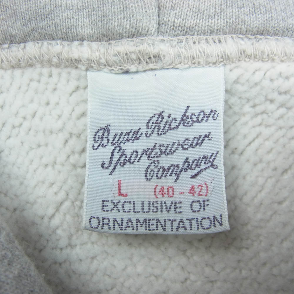 Buzz Rickson's バズリクソンズ BR68888 BEAMAS ビームス別注 USAFA プリント プルオーバー スウェット パーカー フーディー グレー系 L【中古】