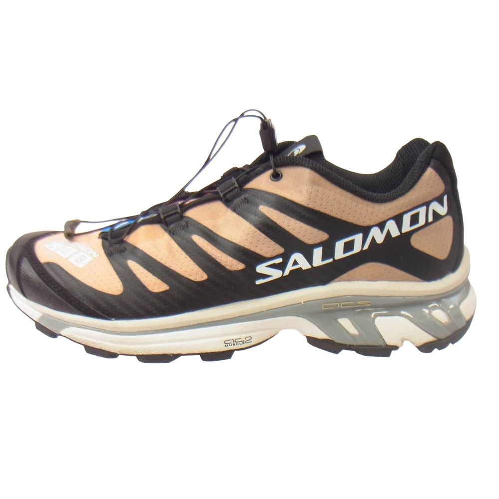 salomon サロモン 417095 XT-4 ローカット スニーカー ゴールド系 ブラック系 27cm【中古】