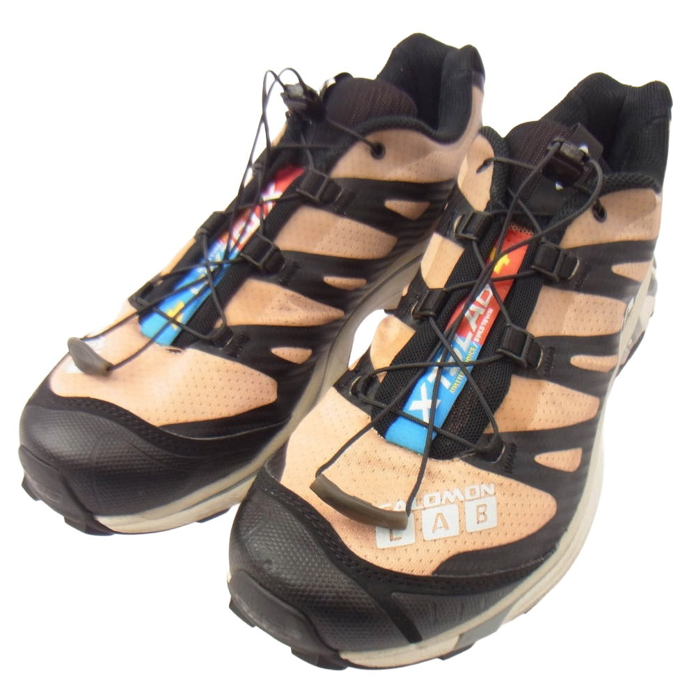 salomon サロモン 417095 XT-4 ローカット スニーカー ゴールド系 ブラック系 27cm【中古】