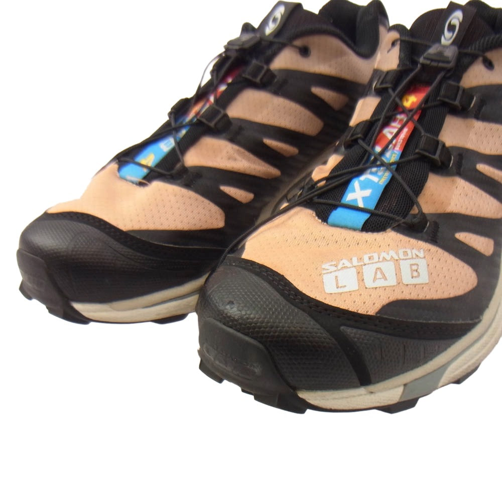 salomon サロモン 417095 XT-4 ローカット スニーカー ゴールド系 ブラック系 27cm【中古】