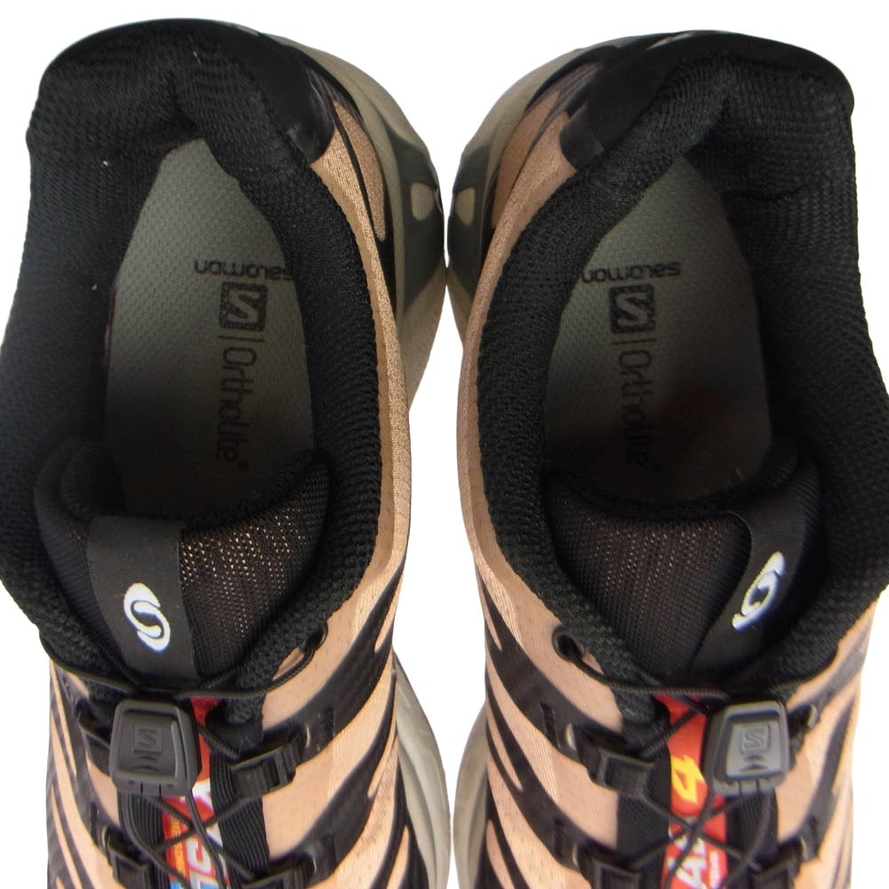 salomon サロモン 417095 XT-4 ローカット スニーカー ゴールド系 ブラック系 27cm【中古】