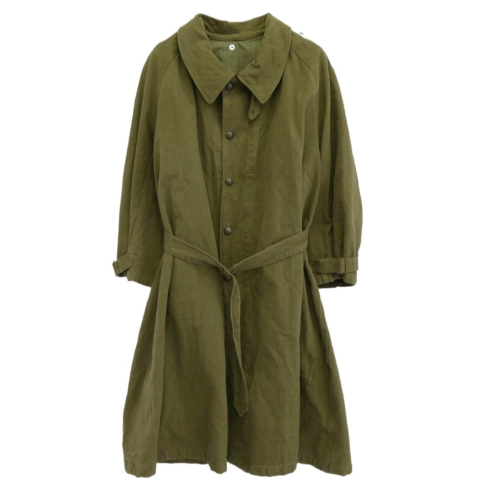 ヴィンテージ フランス軍 M-38 モーターサイクルコート モスグリーン系 サイズ不明【中古】