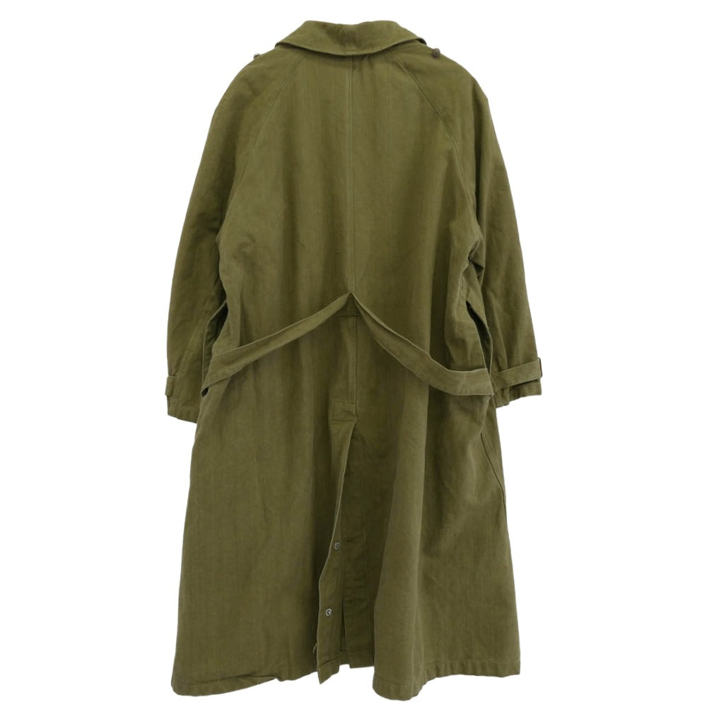 ヴィンテージ フランス軍 M-38 モーターサイクルコート モスグリーン系 サイズ不明【中古】
