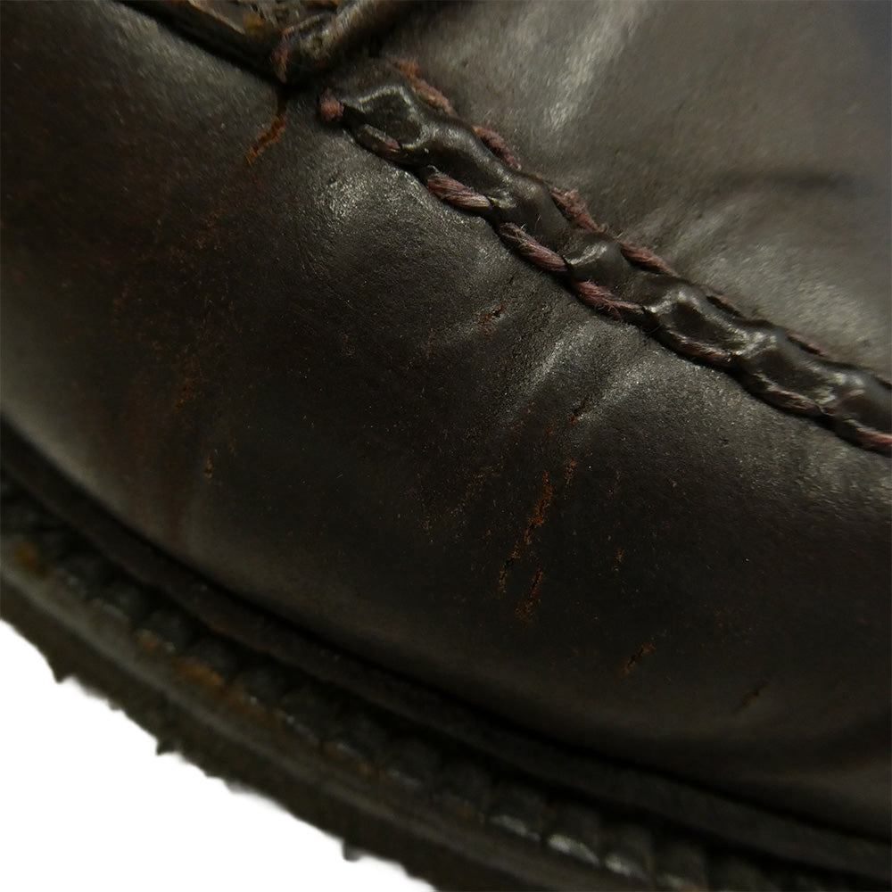 ALDEN オールデン 99289 Uチップ レザー タンカー サドル コードバン シューズ ブラウン系 7.5【中古】