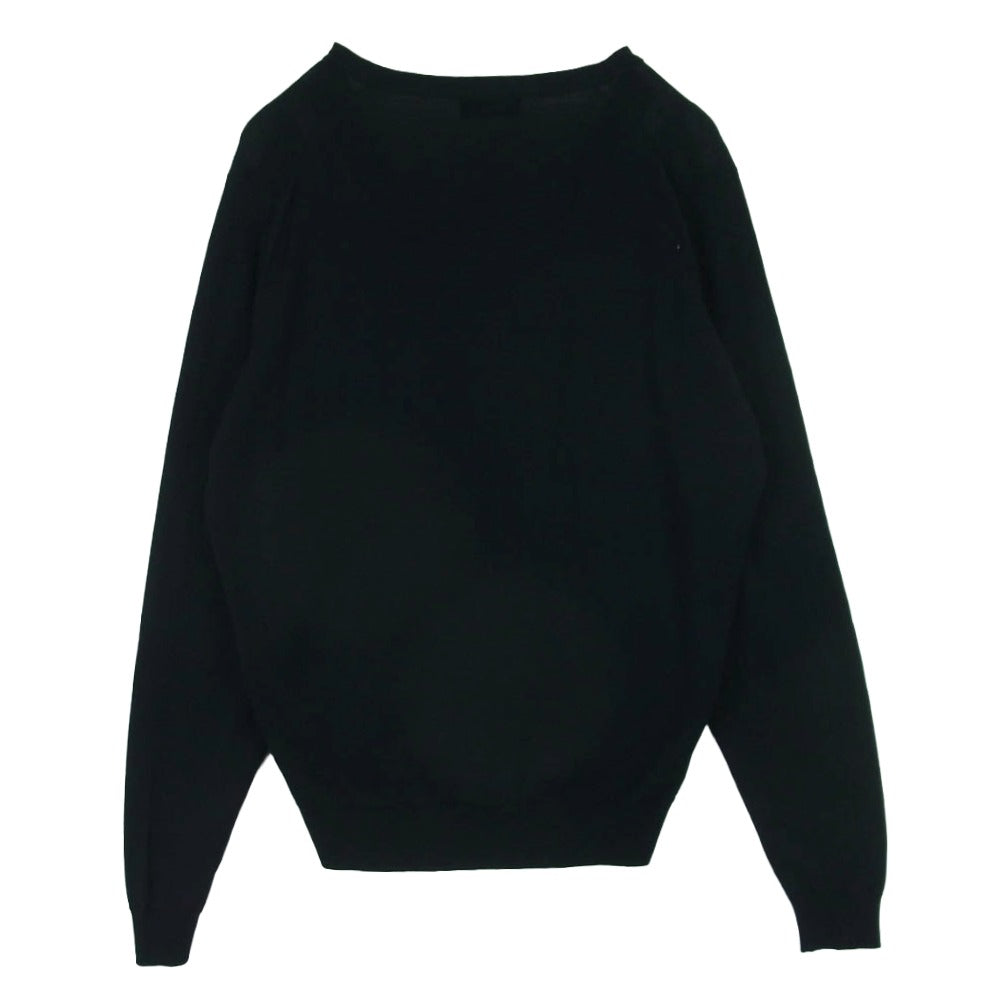 JOHN SMEDLEY ジョンスメドレー great britain ウール カーディガン ブラック系 L【中古】