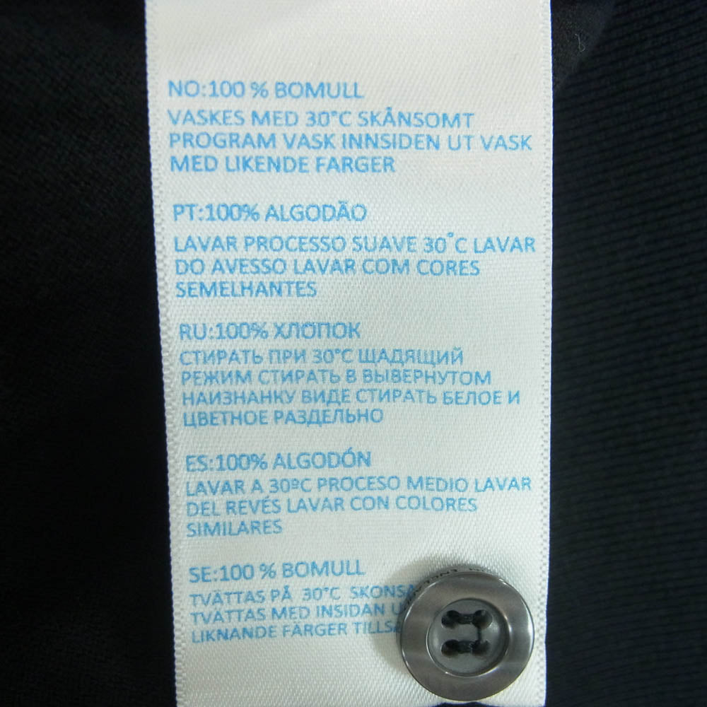 JOHN SMEDLEY ジョンスメドレー イングランド製 シーアイランドコットン カーディガン ブラック系 L【中古】