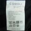 COMOLI コモリ 18SS M01-05007 コットン シルク 裏毛 ノースリーブ ベスト 日本製 ブラック系 2【中古】