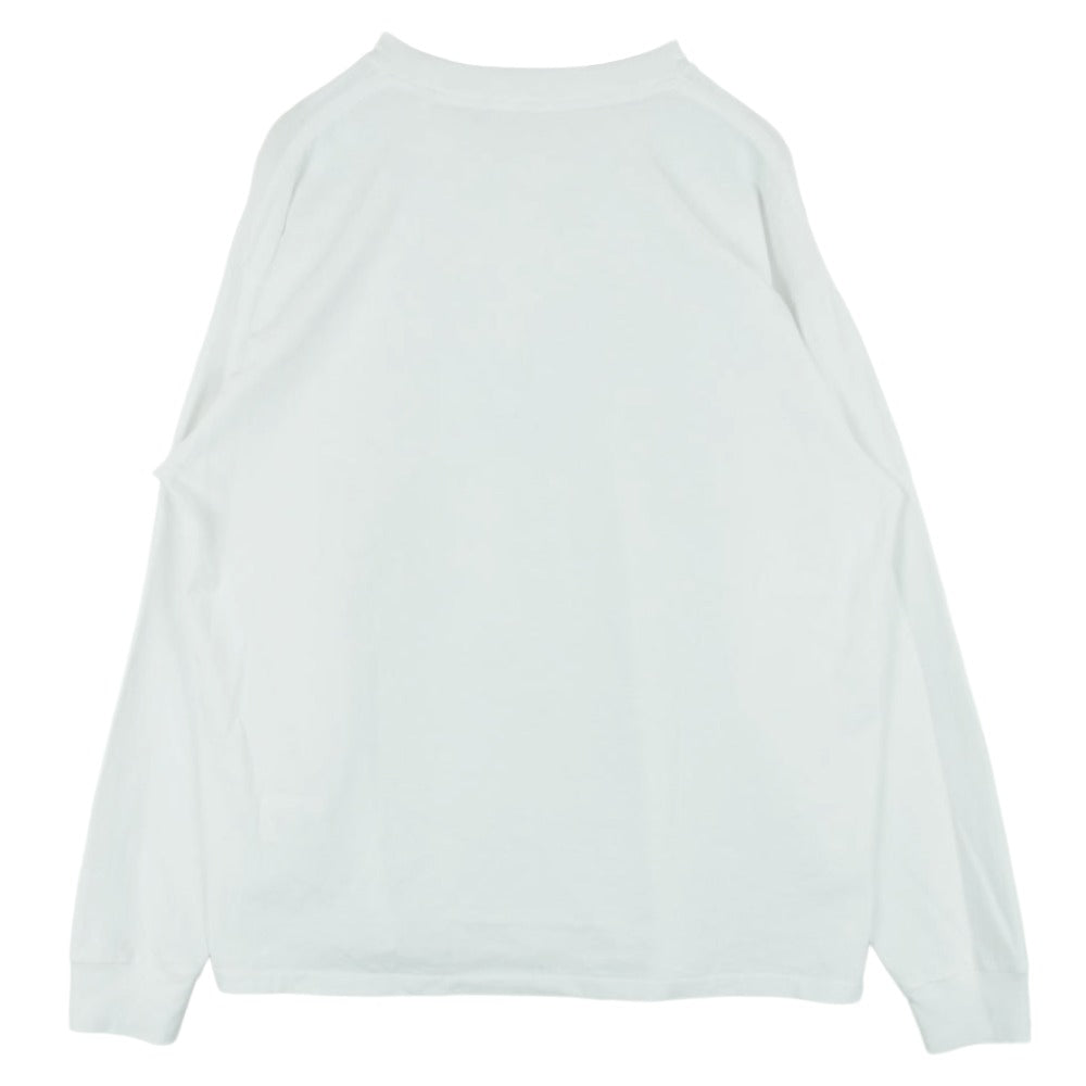 COMOLI コモリ 25SS B01-05009 コットン ジャージ 長袖 Tシャツ カットソー 日本製 ホワイト系 3【中古】