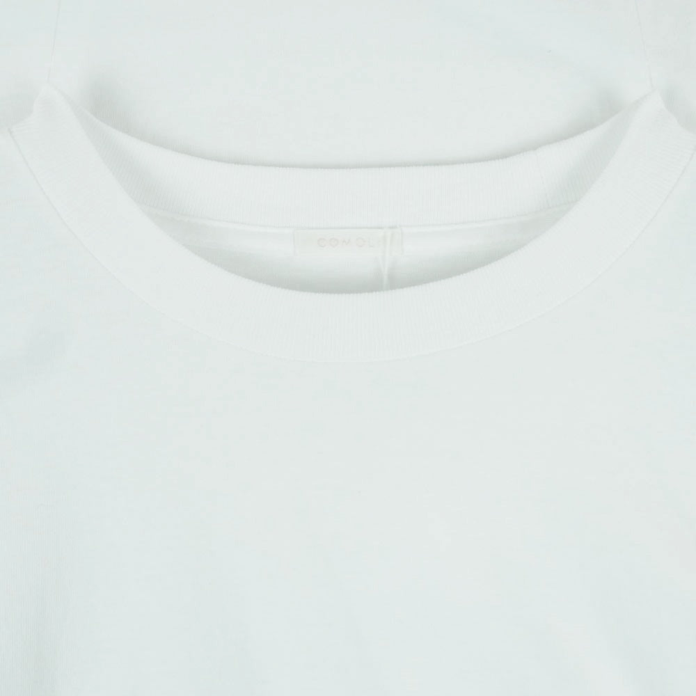 COMOLI コモリ 25SS B01-05009 コットン ジャージ 長袖 Tシャツ カットソー 日本製 ホワイト系 3【中古】