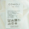 COMOLI コモリ 24ss Z01-05025 ジャージ プルオーバー 長袖 シャツ コットン 日本製 ホワイト系 2【中古】
