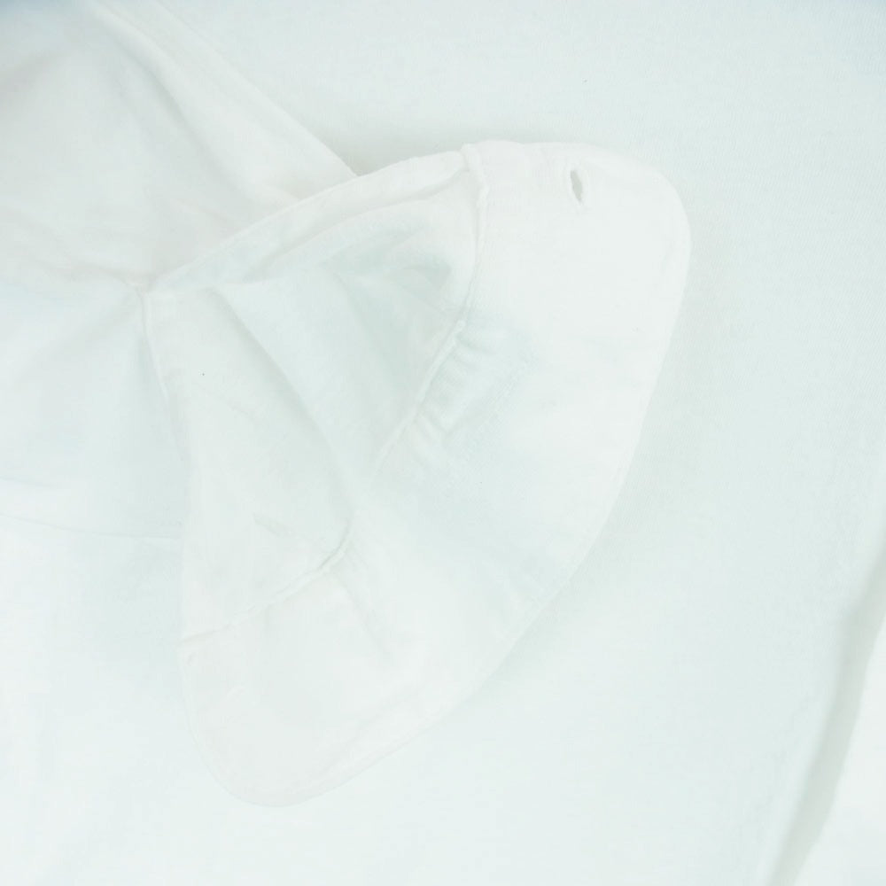 COMOLI コモリ 23SS X01-05016 コットン ジャージ 長袖 コモリ シャツ 日本製 ホワイト系 2【中古】