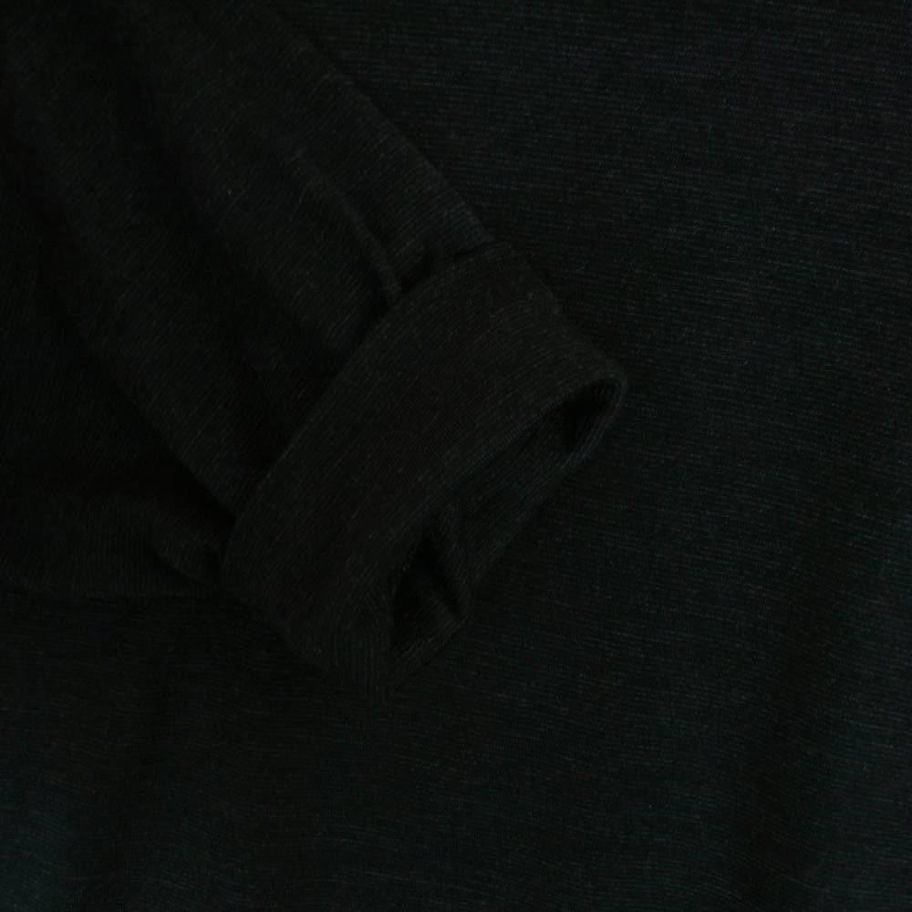 COMOLI コモリ 24SS Z01-05022 サマーウール 長袖 クルー Tシャツ 日本製 チャコール系 2【中古】