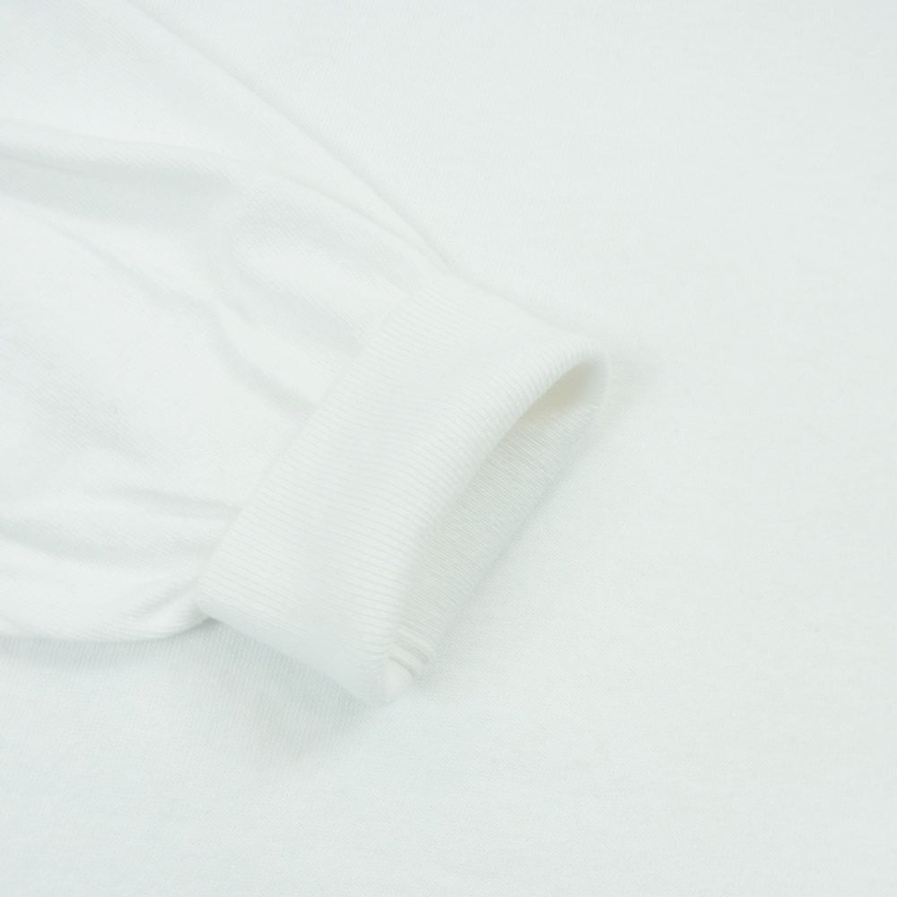 COMOLI コモリ 24ss Z01-06013 コットン ニット 長袖 ポロ シャツ 日本製 ホワイト系 3【中古】