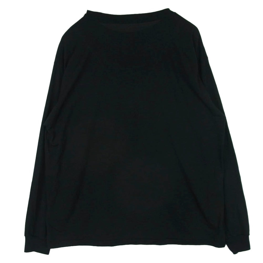 COMOLI コモリ 25SS B01-05015 サマーウール 長袖 Tシャツ カットソー 日本製 チャコール系 2【中古】