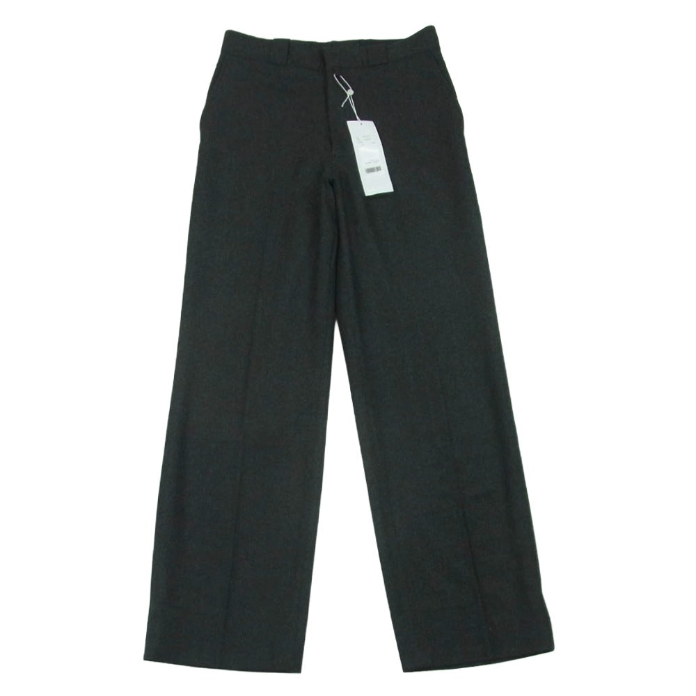 COMOLI コモリ 24aw A03-03022 ウール フラノ パンツ ボトム 日本製 チャコール系 2【中古】