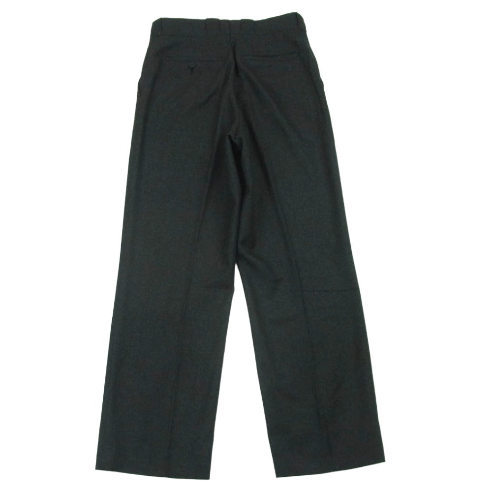 COMOLI コモリ 24aw A03-03022 ウール フラノ パンツ ボトム 日本製 チャコール系 2【中古】