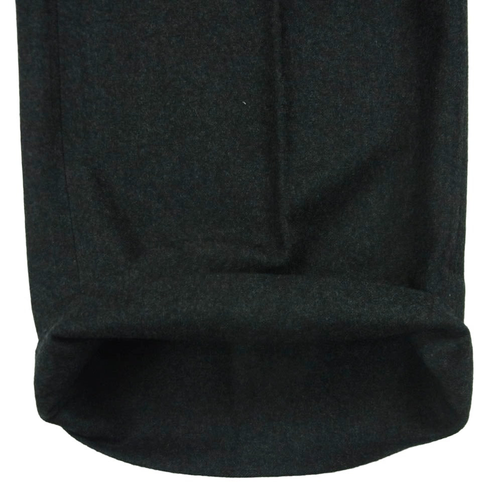 COMOLI コモリ 24aw A03-03022 ウール フラノ パンツ ボトム 日本製 チャコール系 2【中古】