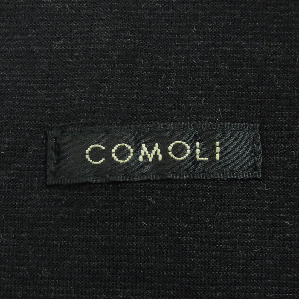 COMOLI コモリ 25SS B01-05029 サマーウール テーラード ジャケット 日本製 チャコール系 2【美品】【中古】