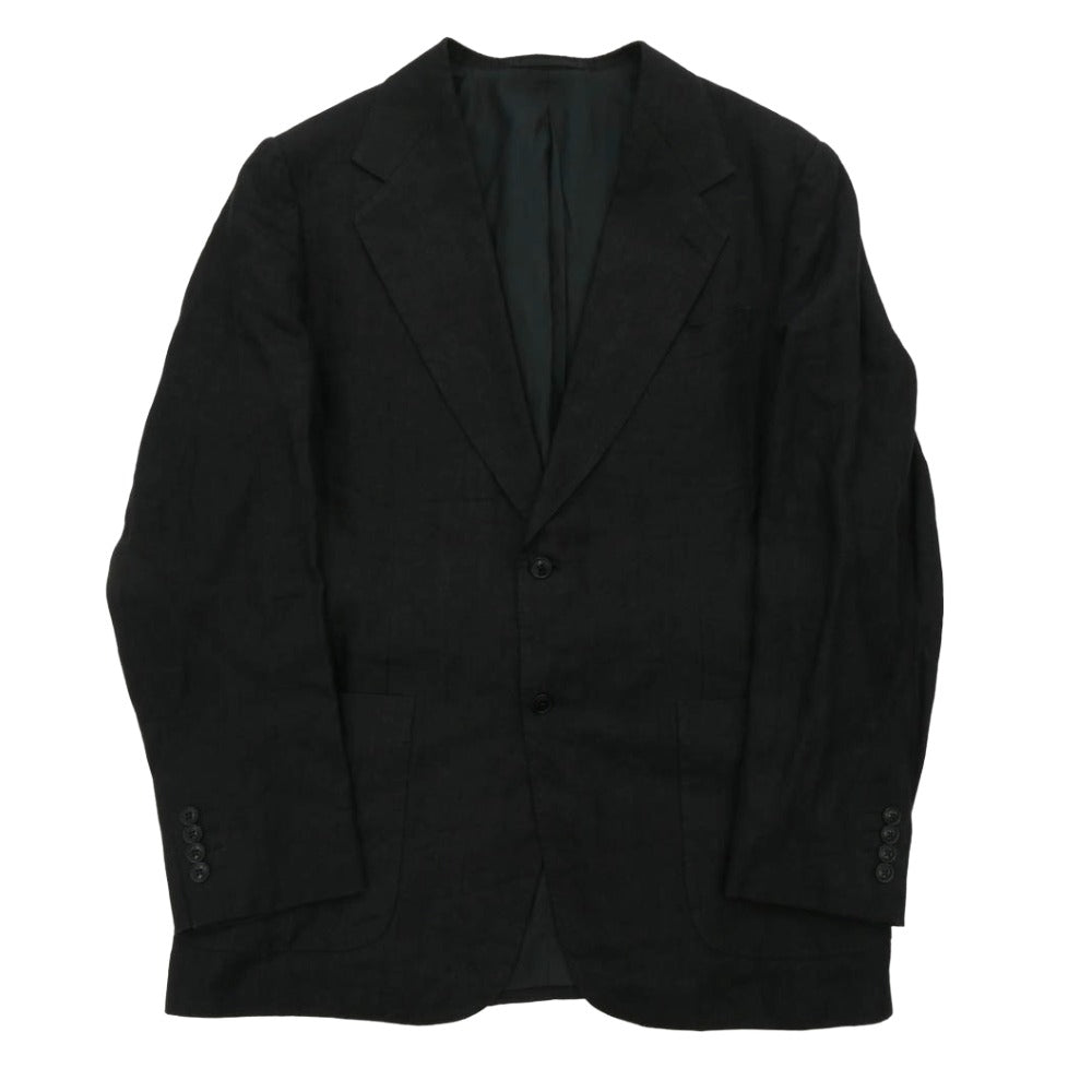 COMOLI コモリ 23ss X01-08002 リネン スーツ セットアップ ブラック系 3【中古】