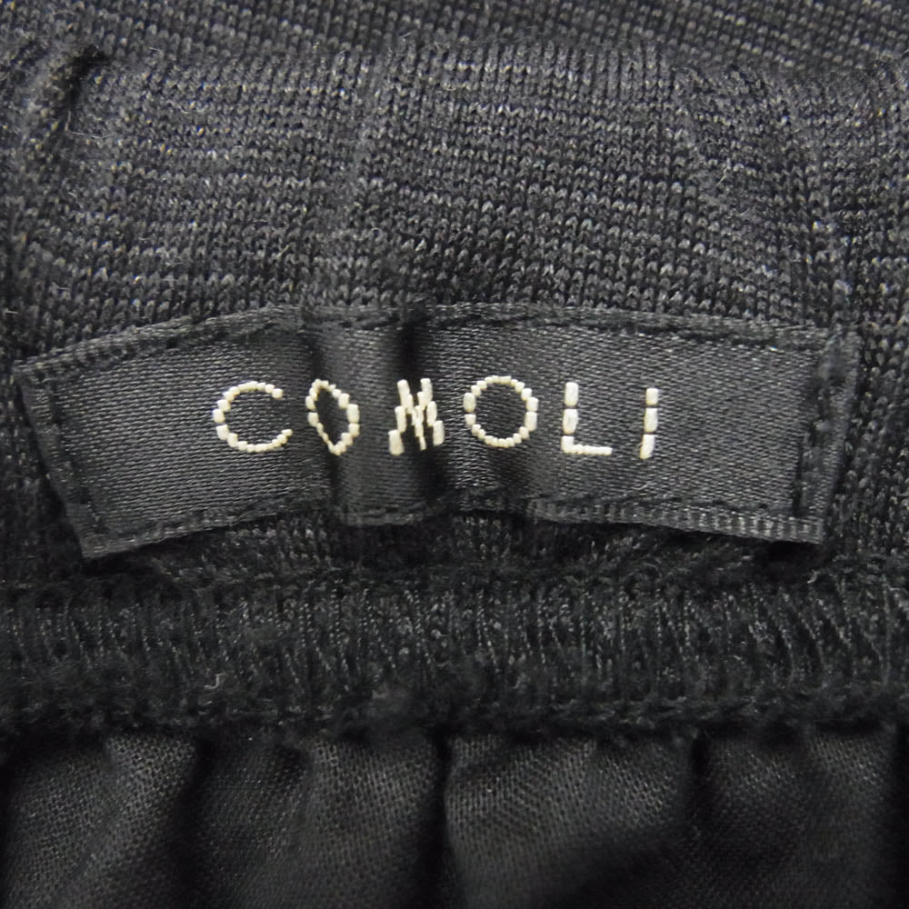 COMOLI コモリ 25SS B01-05030 サマーウール パンツ ブラック系 1【中古】