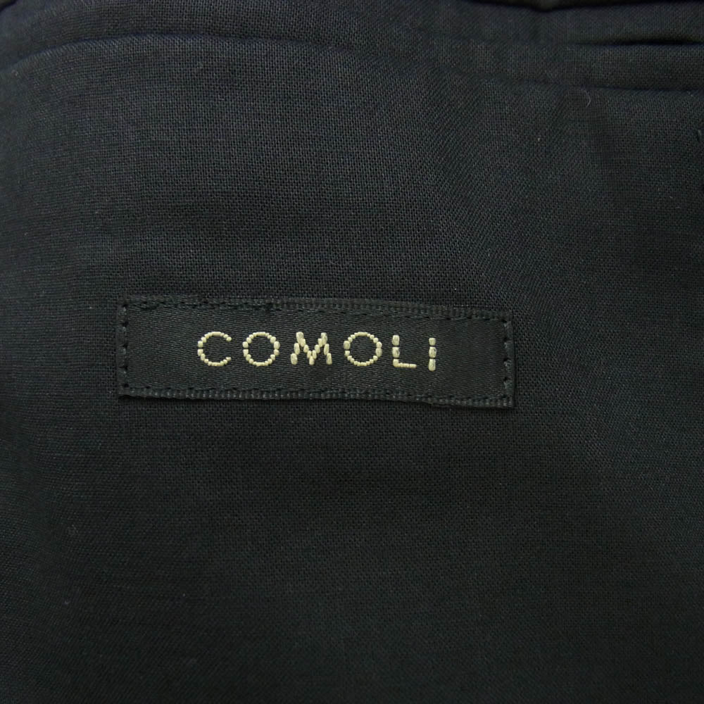 COMOLI コモリ 25SS B01-08002 カナパ スーツ ヘンプ セット アップ ブラック系 3【中古】
