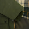 Barbour バブアー 1802261 BEDALE SL ビデイル ノンオイルド ジャケット モスグリーン系 40【中古】