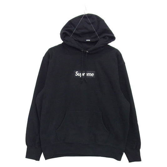 Supreme シュプリーム 21AW Box Logo Hooded Sweatshirt ボックスロゴ フーデッド スウェットシャツ プルオーバー パーカー ブラック系 M【中古】