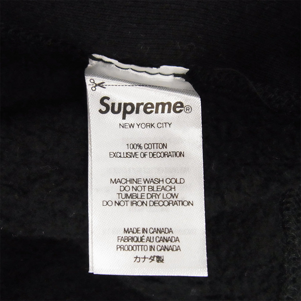 Supreme シュプリーム 21AW Box Logo Hooded Sweatshirt ボックスロゴ フーデッド スウェットシャツ プルオーバー パーカー ブラック系 M【中古】