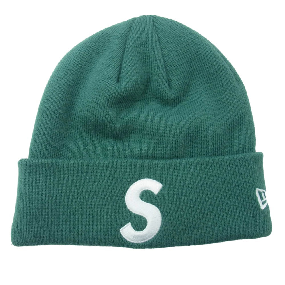 Supreme シュプリーム 24AW New Era S Logo Beanie ニューエラ エスロゴ ビーニー ニット帽 グリーン系【中古】
