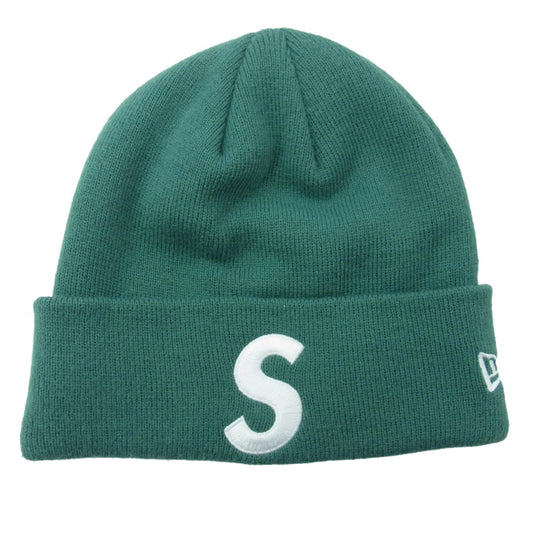 Supreme シュプリーム 24AW New Era S Logo Beanie ニューエラ エスロゴ ビーニー ニット帽 グリーン系【中古】