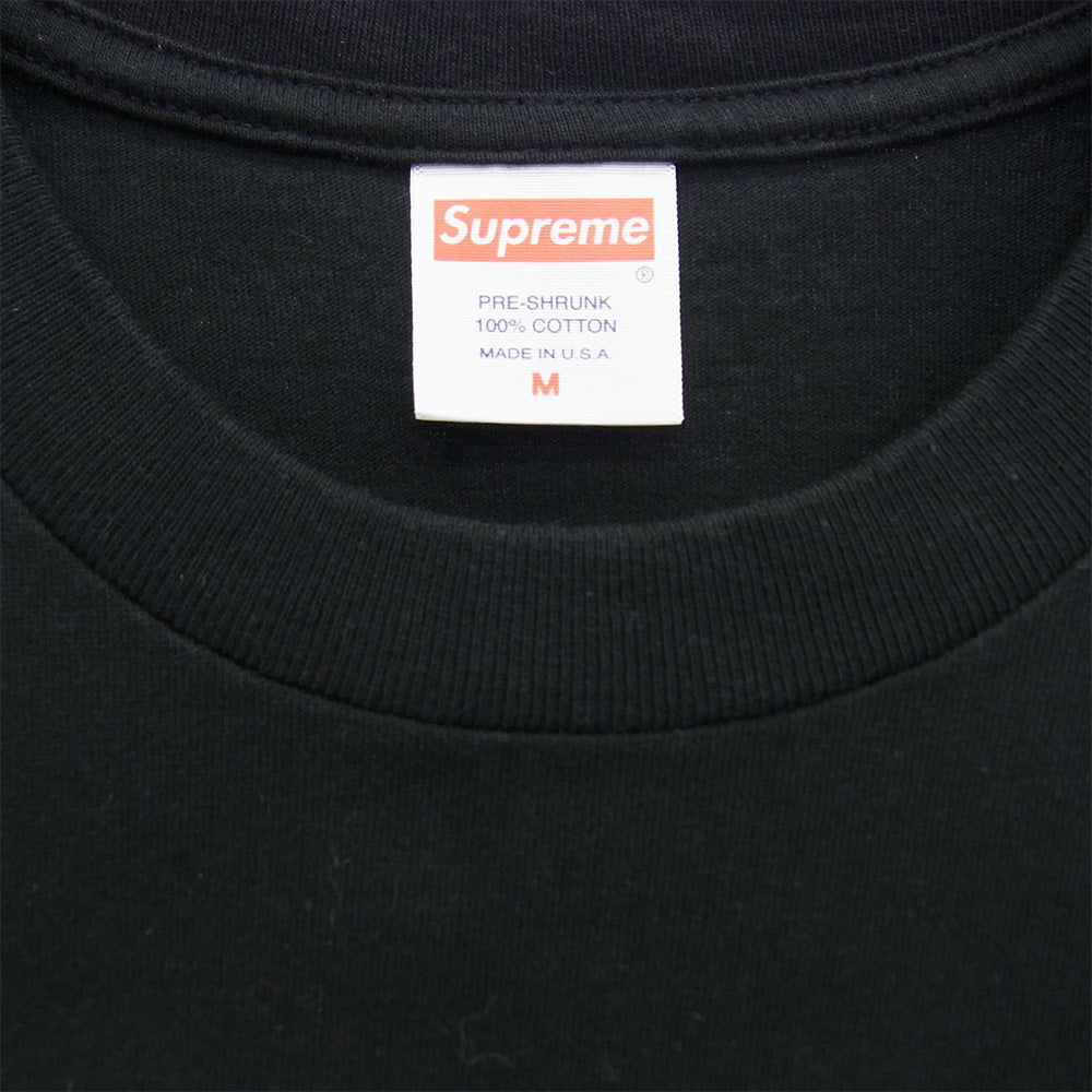 Supreme シュプリーム 23AW The Nightmare Before Christmas Skeleton Tee ナイトメア ビフォア クリスマス スケルトン 半袖 Tシャツ ブラック系 M【中古】