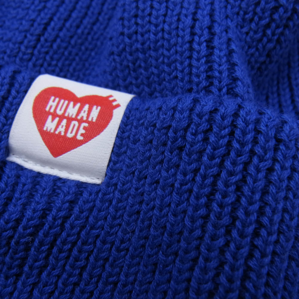 HUMAN MADE ヒューマンメイド HM29GD053 CLASSIC BEANIE クラシック ビーニー ブルー系【美品】【中古】