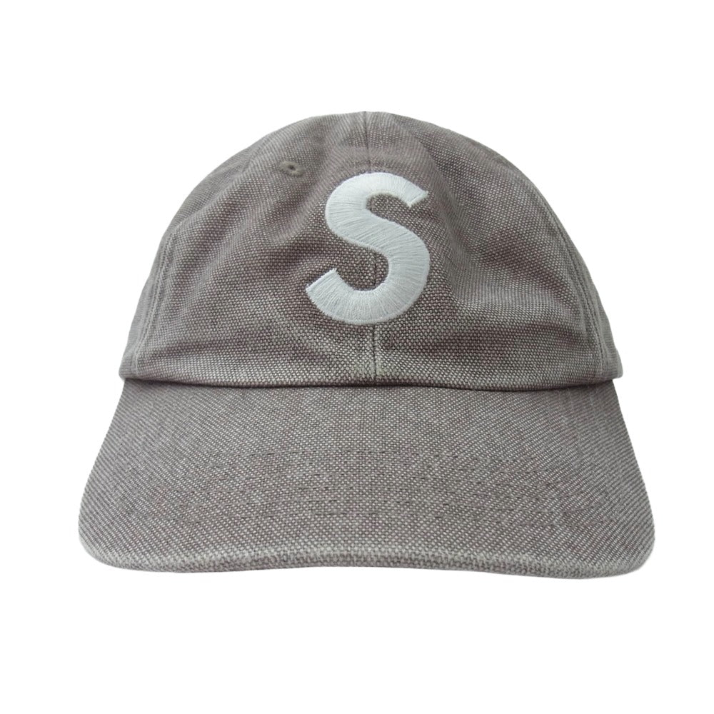 Supreme シュプリーム Pigment S Logo 6-Panel Cap ピグメント エスロゴ 6 パネル キャップ チャコール系【中古】