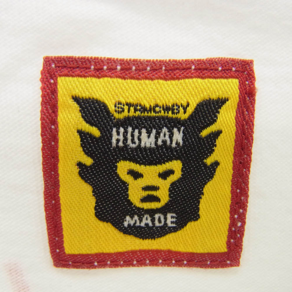 HUMAN MADE ヒューマンメイド × KEIKO SOOTOME T SHIRT 五月女ケイ子 半袖 プリント Tシャツ ホワイト系 L【中古】